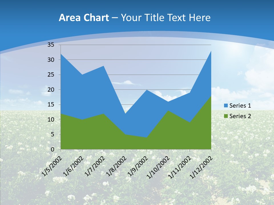 Nature Sun Row PowerPoint Template