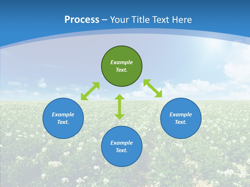 Nature Sun Row PowerPoint Template