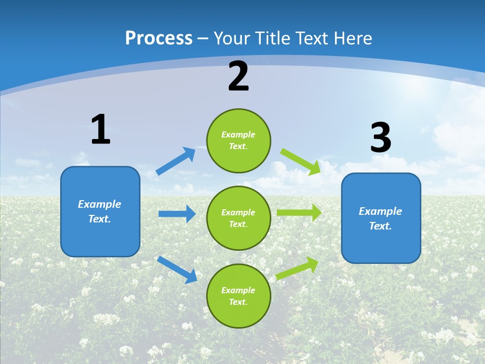 Nature Sun Row PowerPoint Template