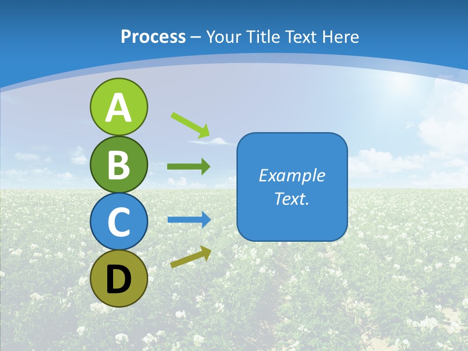 Nature Sun Row PowerPoint Template