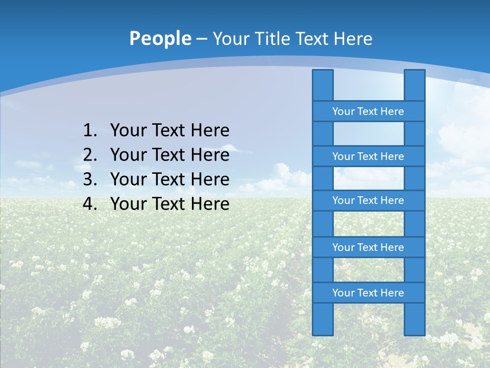 Nature Sun Row PowerPoint Template