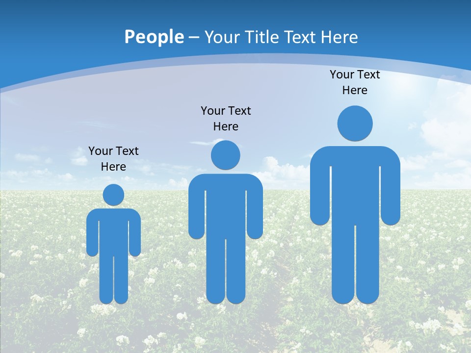 Nature Sun Row PowerPoint Template