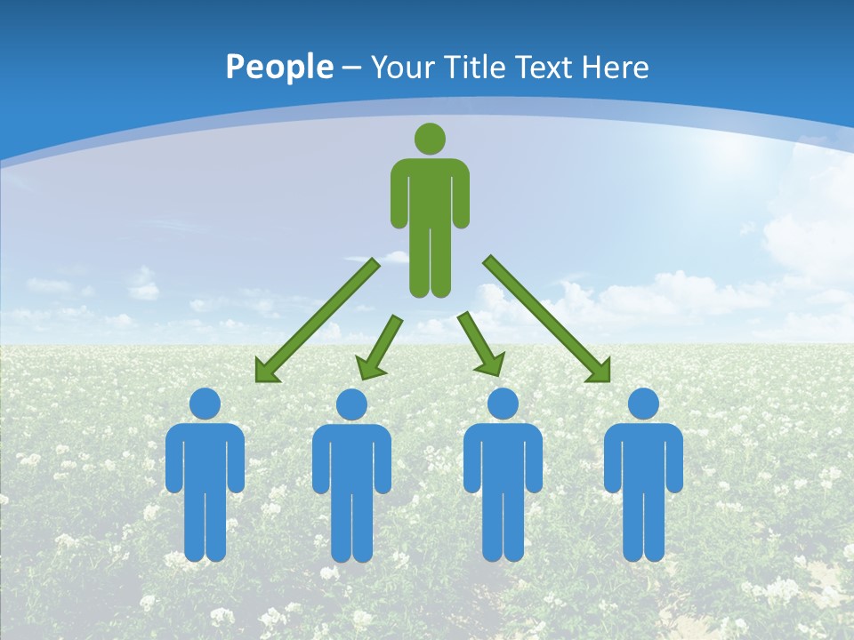 Nature Sun Row PowerPoint Template