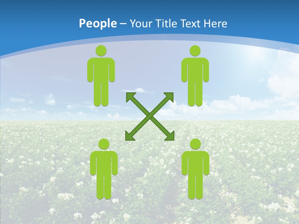 Nature Sun Row PowerPoint Template