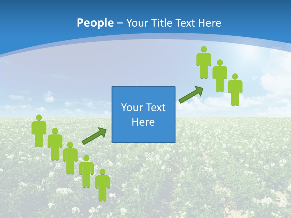 Nature Sun Row PowerPoint Template