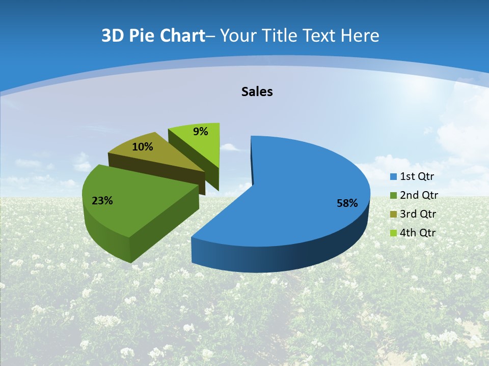 Nature Sun Row PowerPoint Template