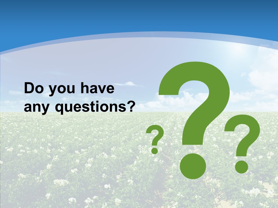 Nature Sun Row PowerPoint Template