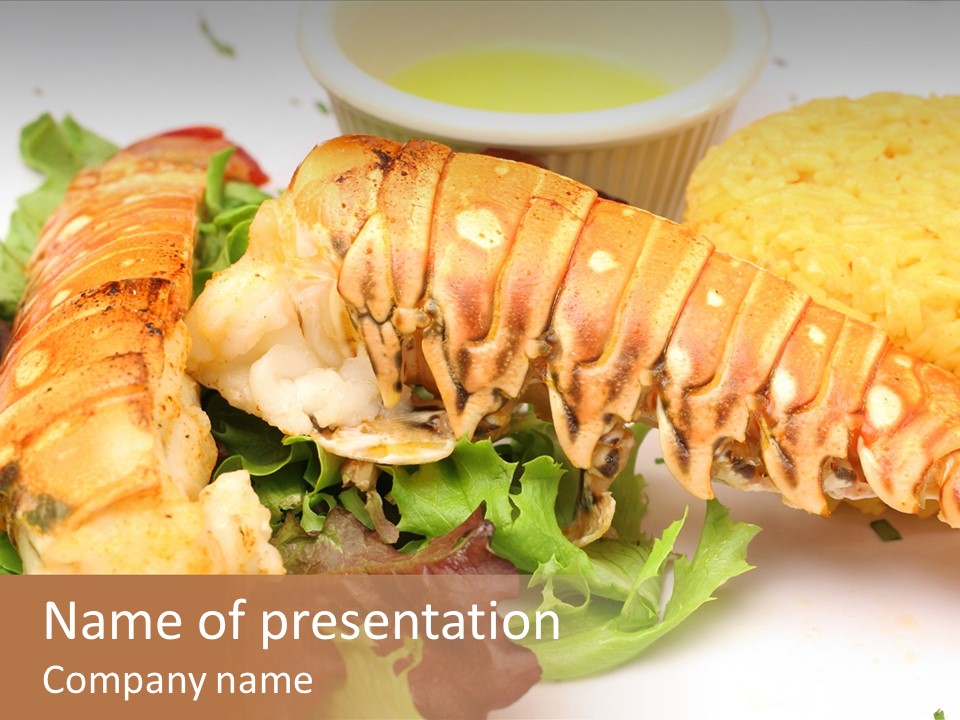 Restaurant Sea Food Sea PowerPoint Template