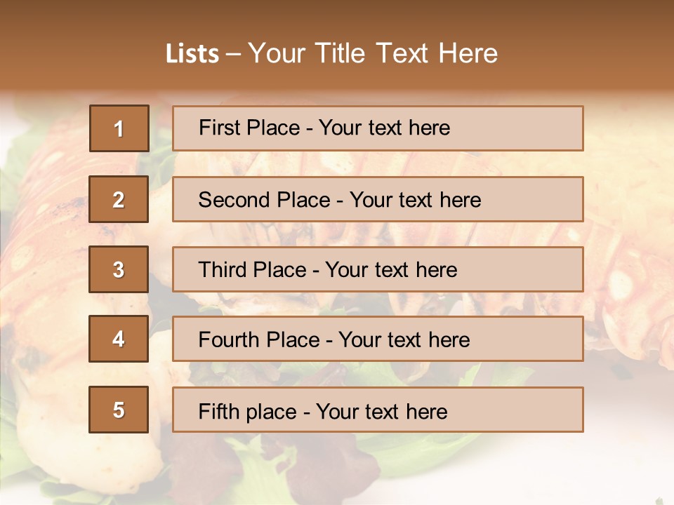 Restaurant Sea Food Sea PowerPoint Template
