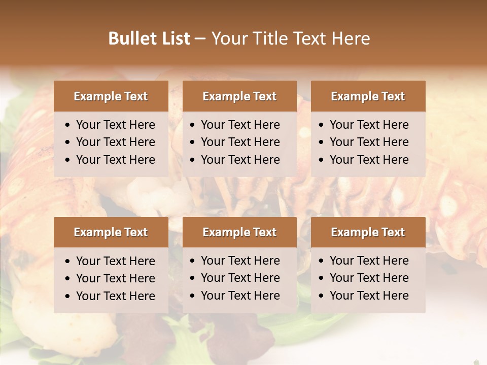 Restaurant Sea Food Sea PowerPoint Template