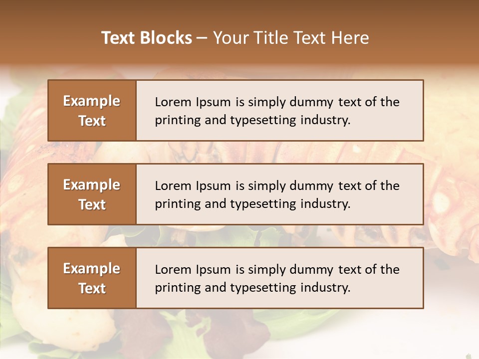 Restaurant Sea Food Sea PowerPoint Template