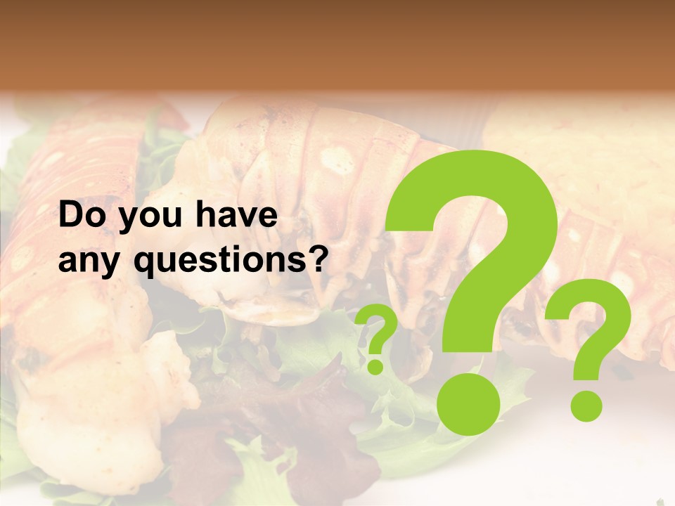 Restaurant Sea Food Sea PowerPoint Template