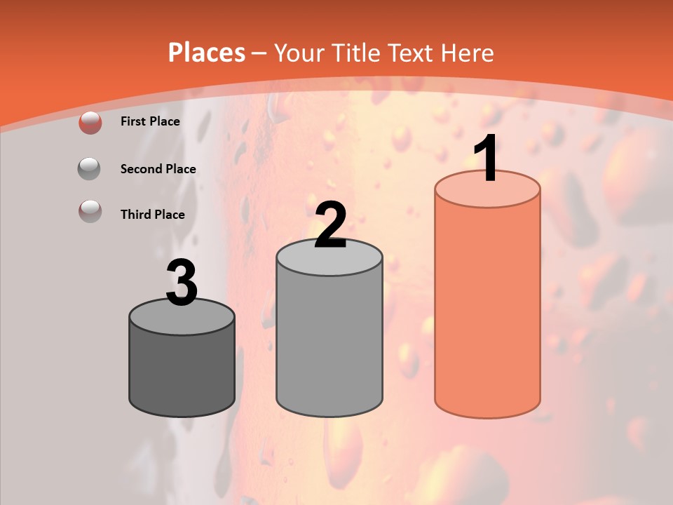 Droplets Macro Chilled PowerPoint Template