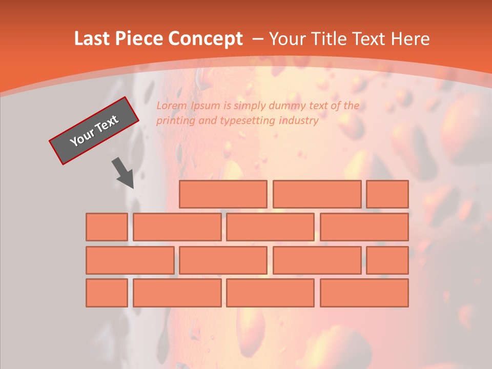 Droplets Macro Chilled PowerPoint Template