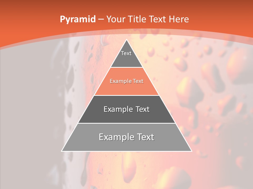 Droplets Macro Chilled PowerPoint Template