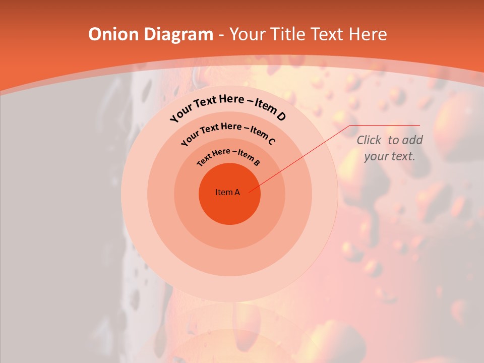 Droplets Macro Chilled PowerPoint Template