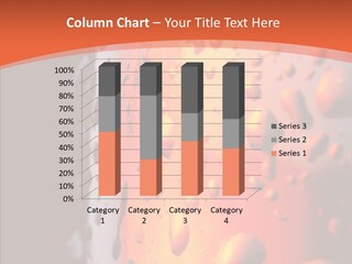 Droplets Macro Chilled PowerPoint Template