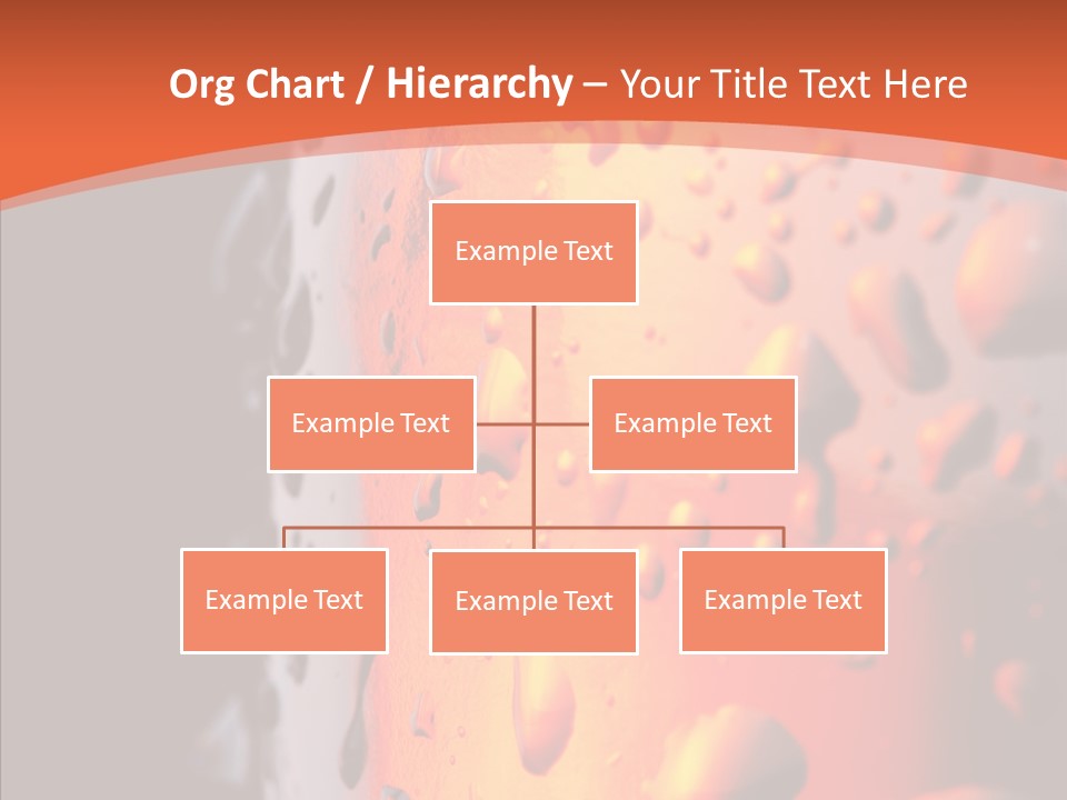 Droplets Macro Chilled PowerPoint Template