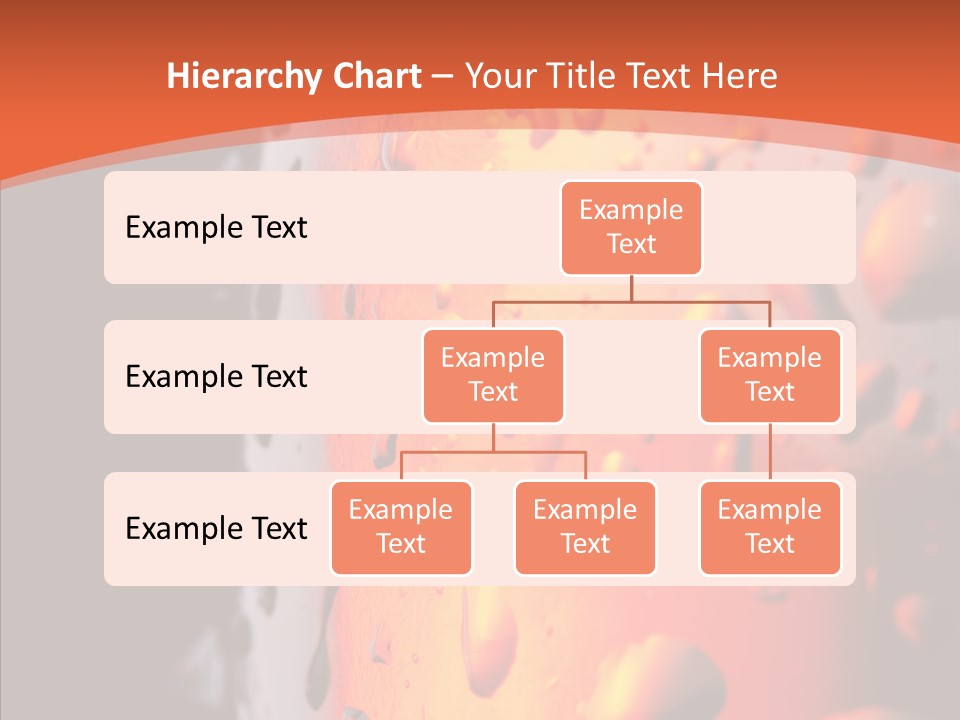Droplets Macro Chilled PowerPoint Template