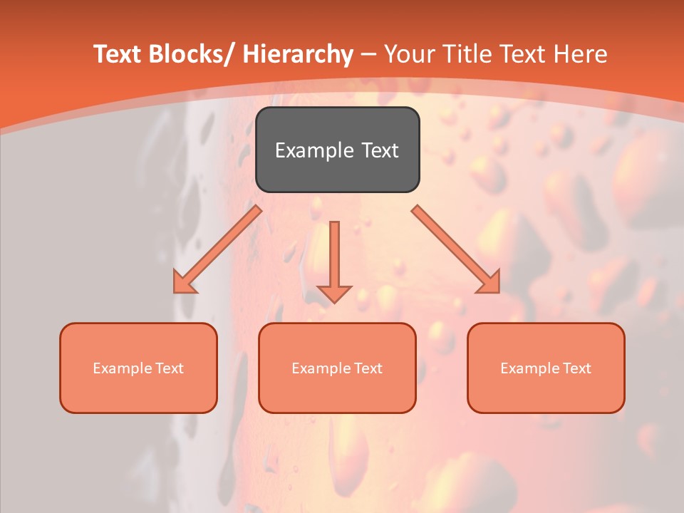 Droplets Macro Chilled PowerPoint Template