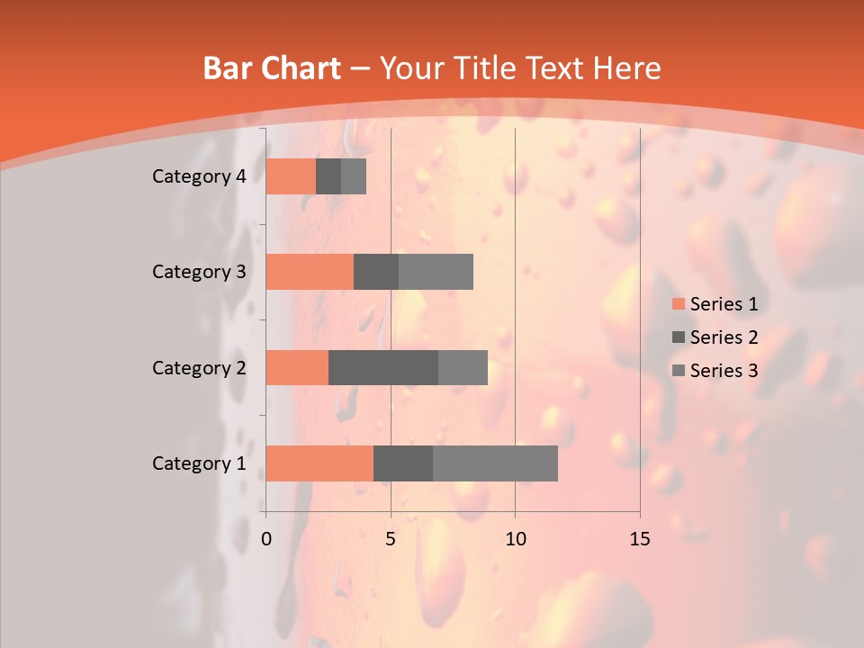 Droplets Macro Chilled PowerPoint Template