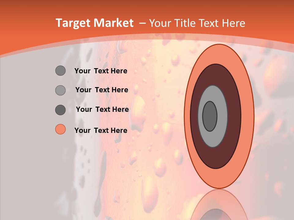 Droplets Macro Chilled PowerPoint Template
