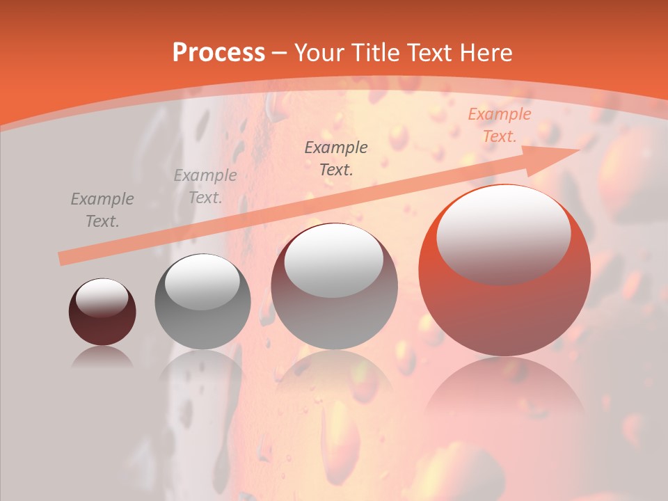 Droplets Macro Chilled PowerPoint Template