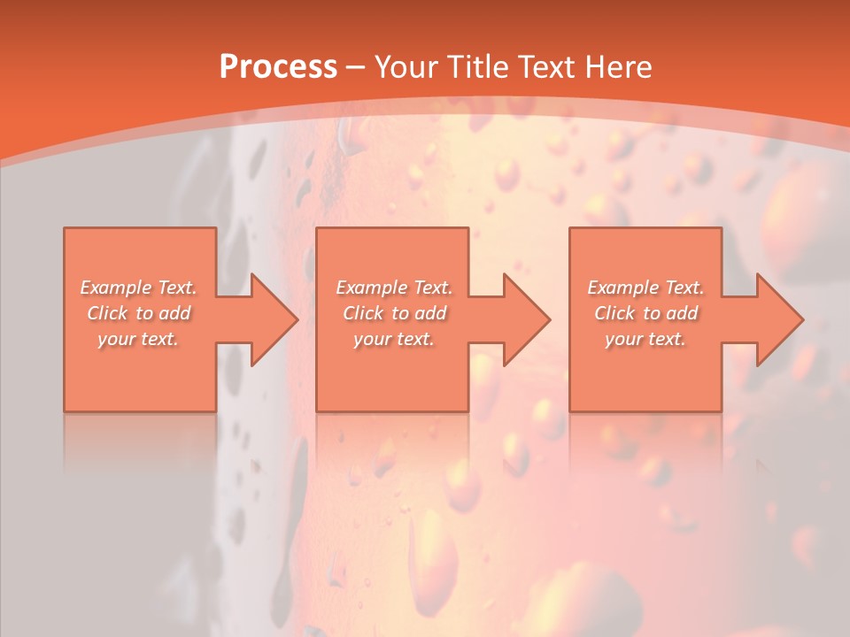 Droplets Macro Chilled PowerPoint Template