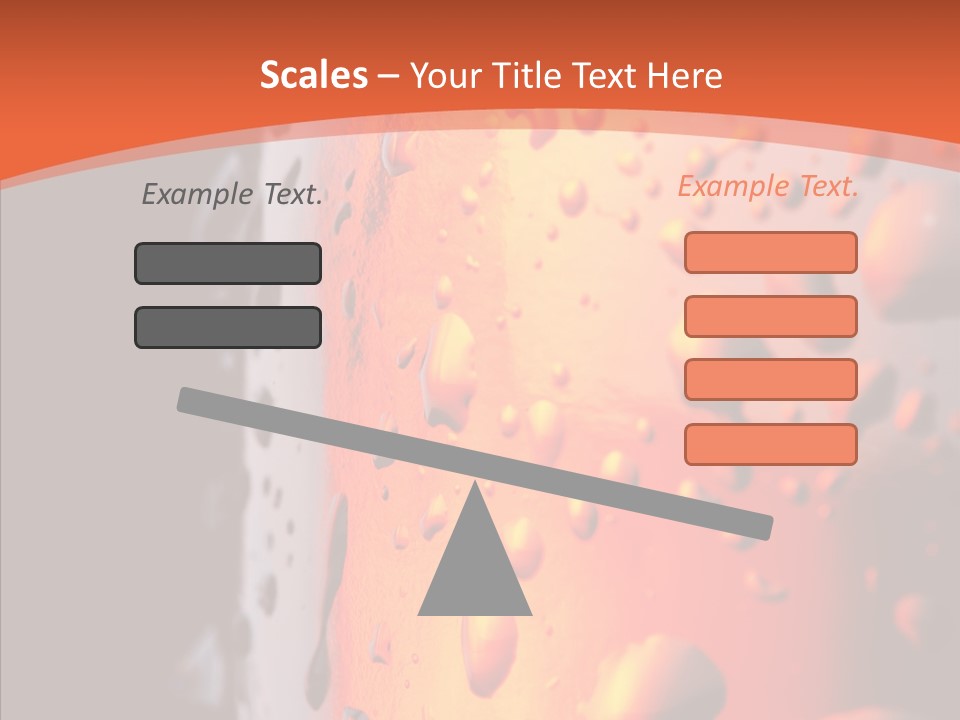 Droplets Macro Chilled PowerPoint Template