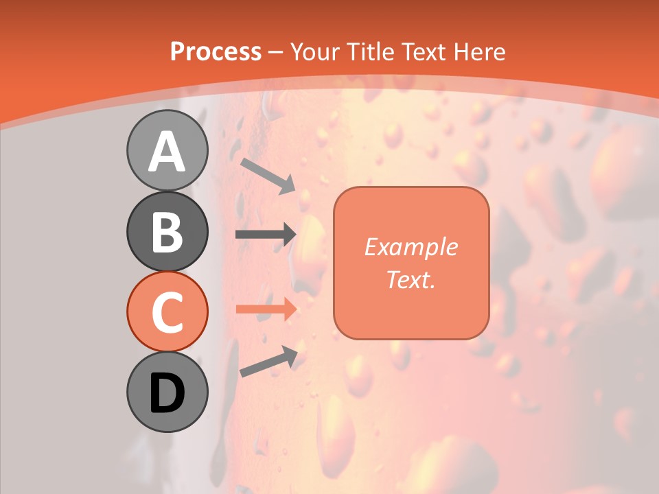 Droplets Macro Chilled PowerPoint Template