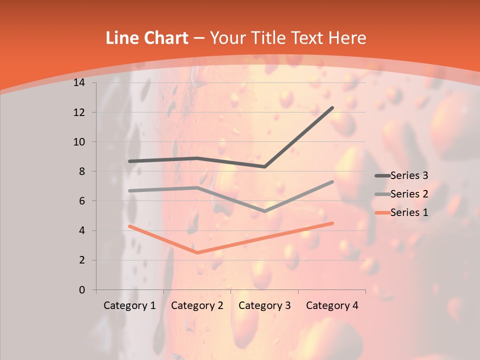 Droplets Macro Chilled PowerPoint Template