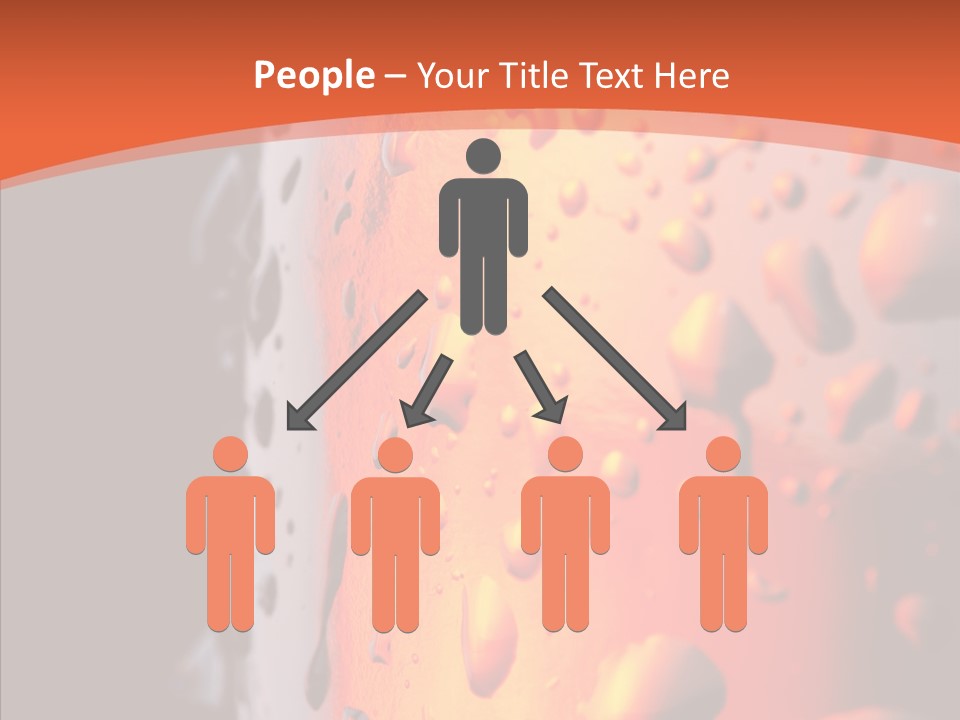 Droplets Macro Chilled PowerPoint Template