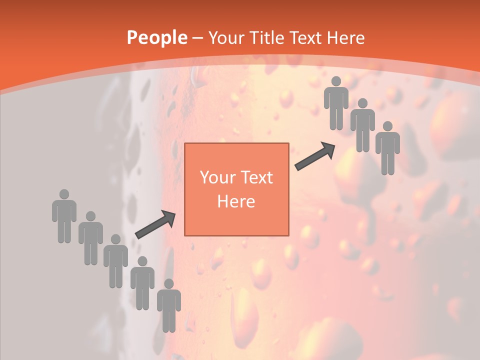 Droplets Macro Chilled PowerPoint Template