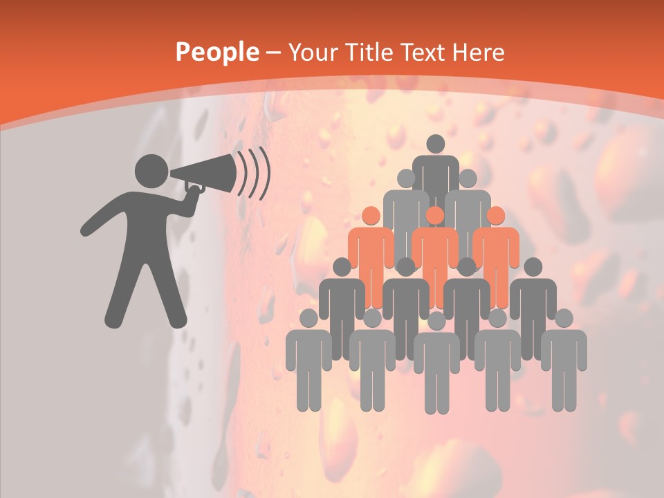 Droplets Macro Chilled PowerPoint Template