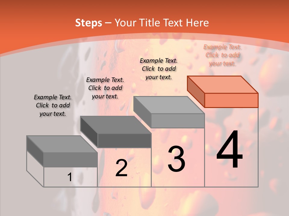 Droplets Macro Chilled PowerPoint Template