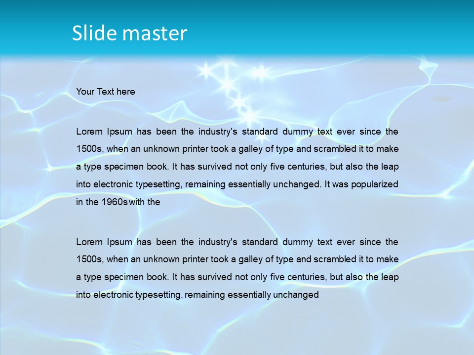 Transparent Wallpaper Vacations PowerPoint Template