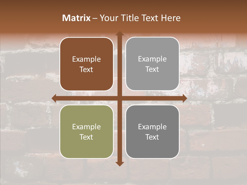 Textured Grunge Decoration PowerPoint Template