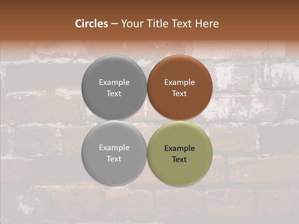 Textured Grunge Decoration PowerPoint Template