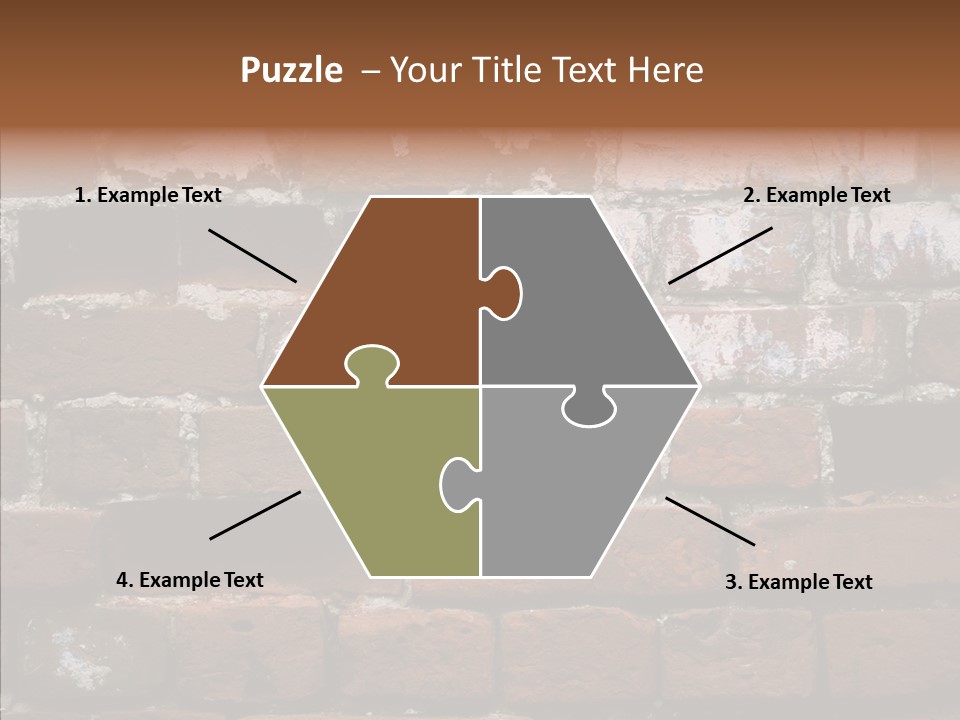 Textured Grunge Decoration PowerPoint Template