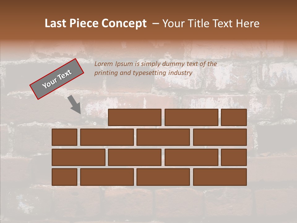 Textured Grunge Decoration PowerPoint Template
