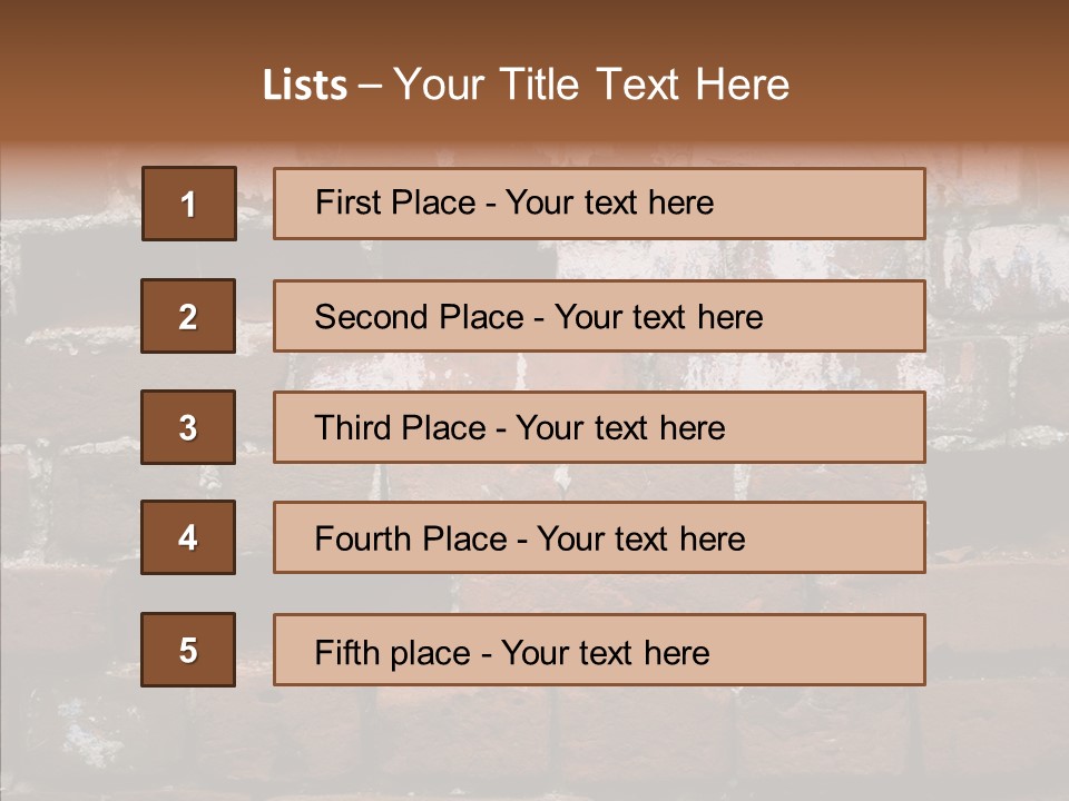 Textured Grunge Decoration PowerPoint Template