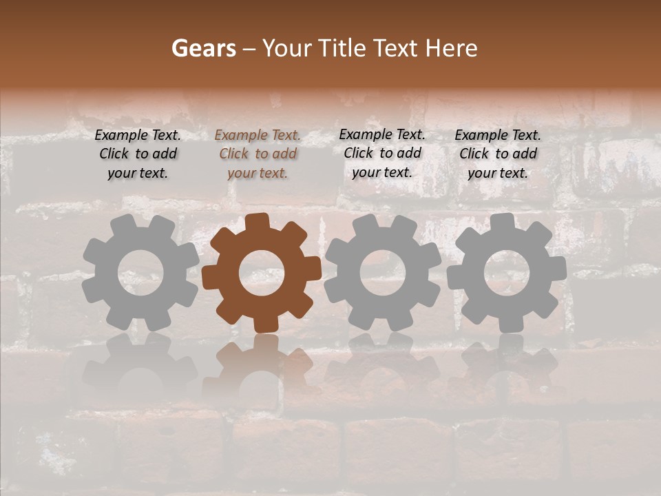 Textured Grunge Decoration PowerPoint Template