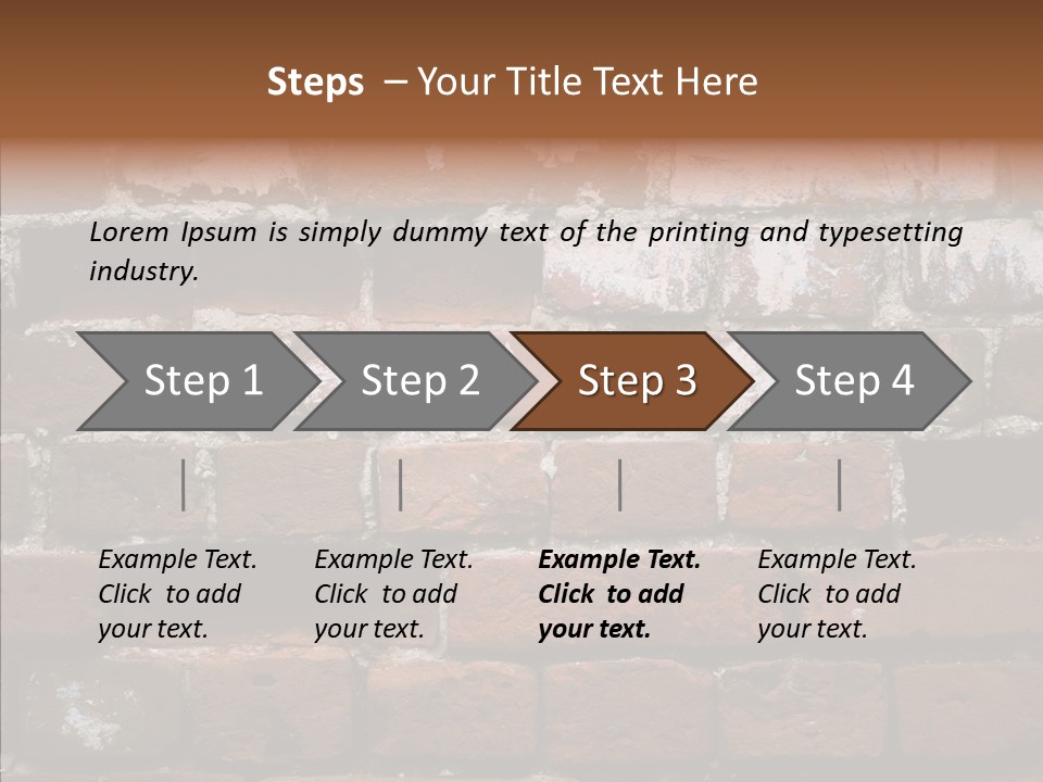 Textured Grunge Decoration PowerPoint Template