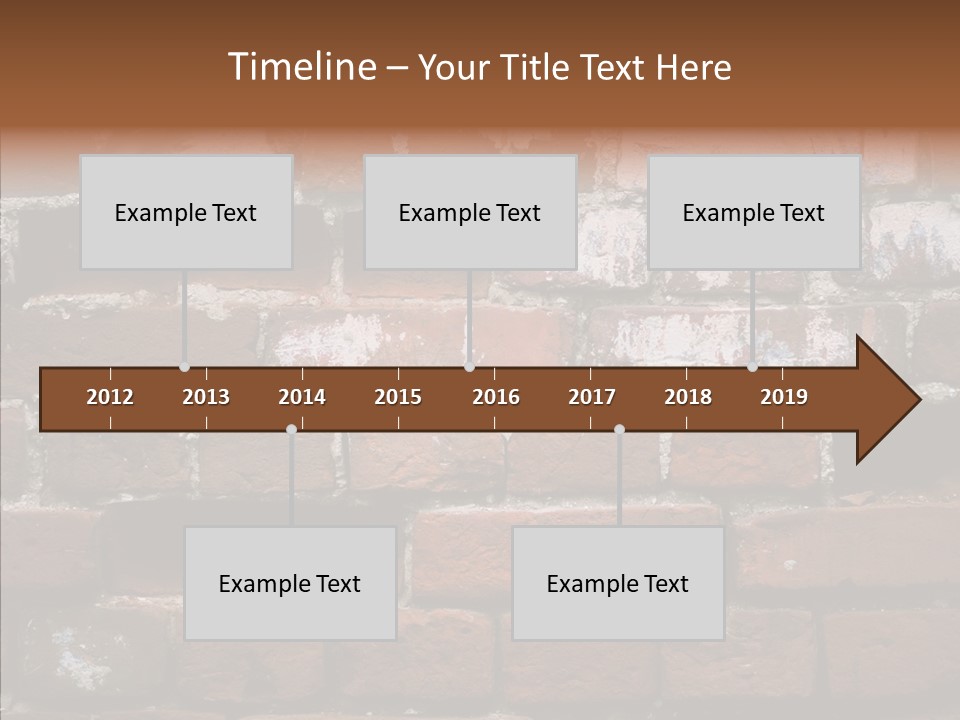 Textured Grunge Decoration PowerPoint Template