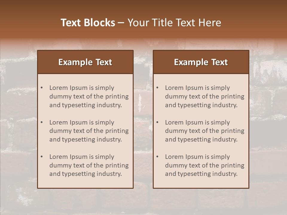 Textured Grunge Decoration PowerPoint Template