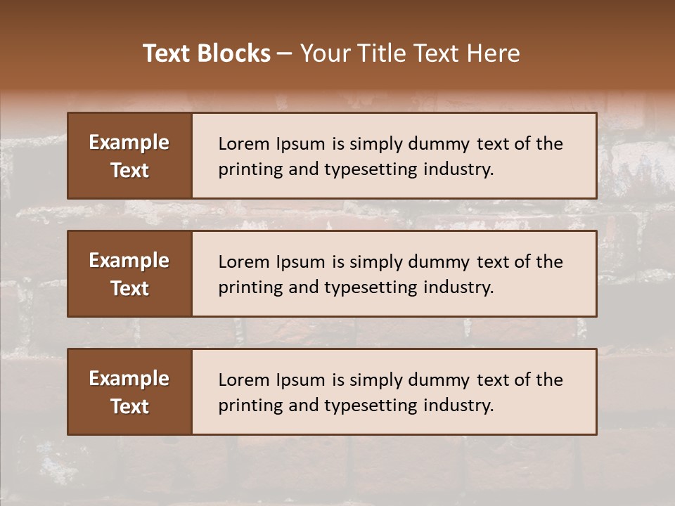 Textured Grunge Decoration PowerPoint Template