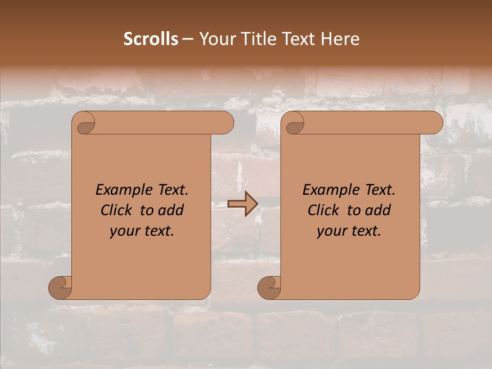 Textured Grunge Decoration PowerPoint Template