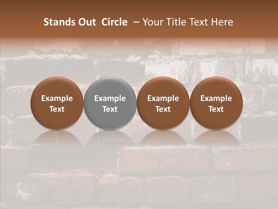 Textured Grunge Decoration PowerPoint Template