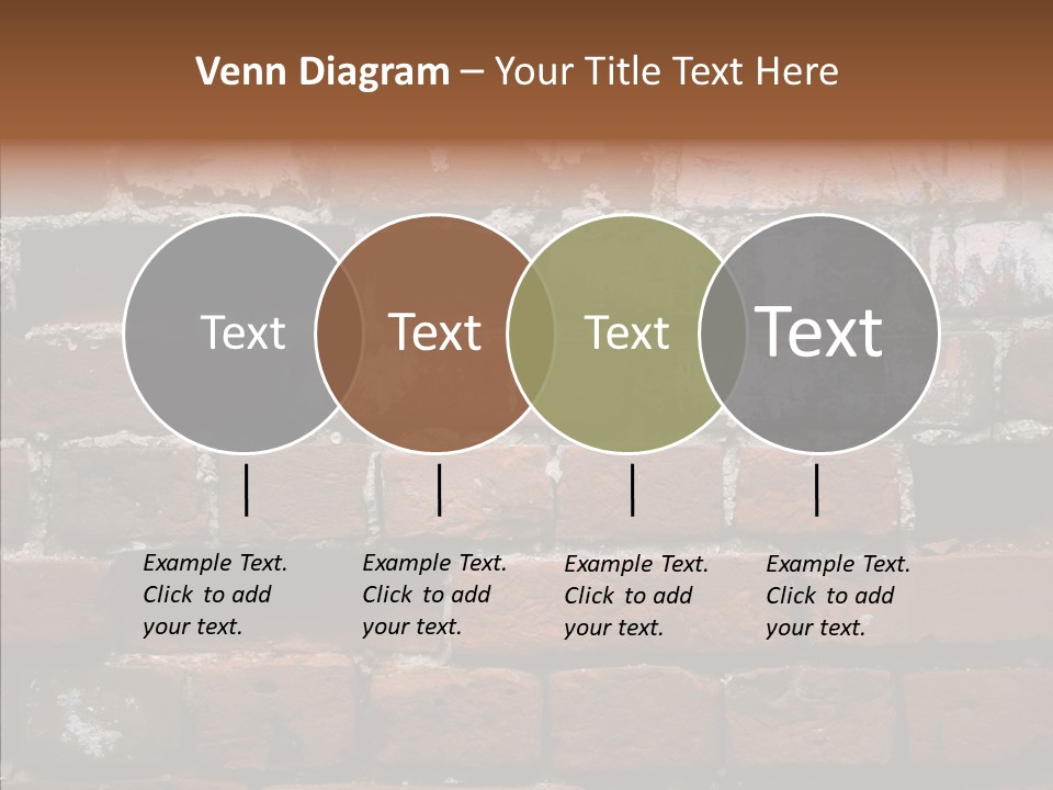 Textured Grunge Decoration PowerPoint Template