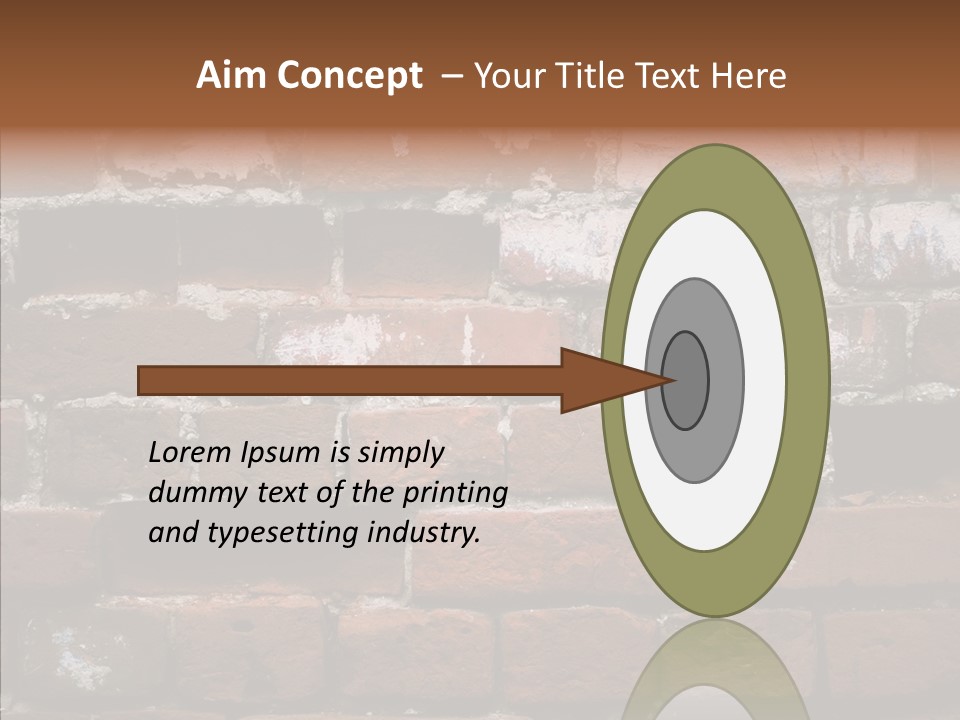 Textured Grunge Decoration PowerPoint Template